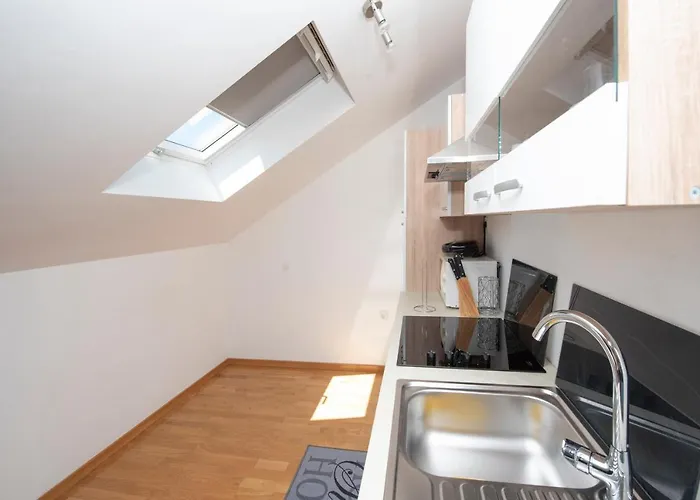 Sunny Attic With Balcony & Modern With Outdoor Area, No Balcony Apartment